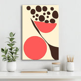 Painting by Numbers Art Abstract Painting Geometry Colored Dots